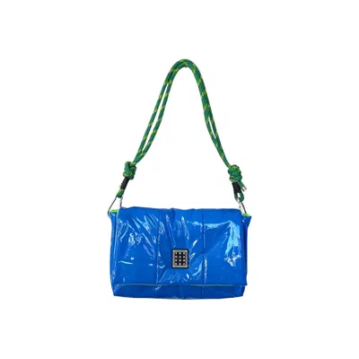 Yourhandbags Women's Blue / Green Blue Candy Bag With Blue And Green Rope Strap In Multi