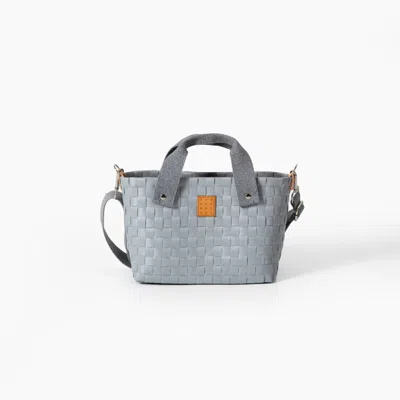 Yourhandbags Women's Grey Basket Bag