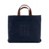 Yourhandbags Women's Navy Blue Terry Tote Bag