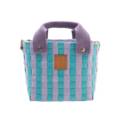 Yourhandbags Women's Pink / Purple Patchouli Small Basket Bag In Multi