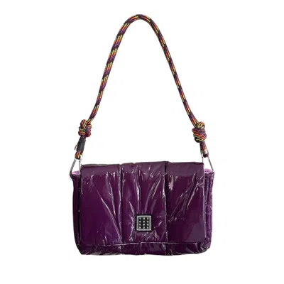 Yourhandbags Women's Pink / Purple Purple Candy Bag With Orange Green Rope Strap