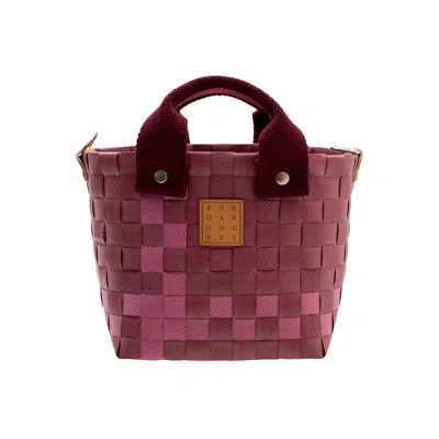 Yourhandbags Women's Pink / Purple Rose Small Basket Bag In Multi
