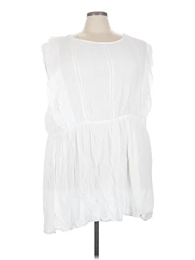 Yours Sleeveless Blouse In White