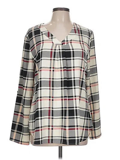 Pre-owned Youtalia Long Sleeve Blouse In White
