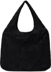 YOUTH BLACK CUT OFF ROUND TOTE