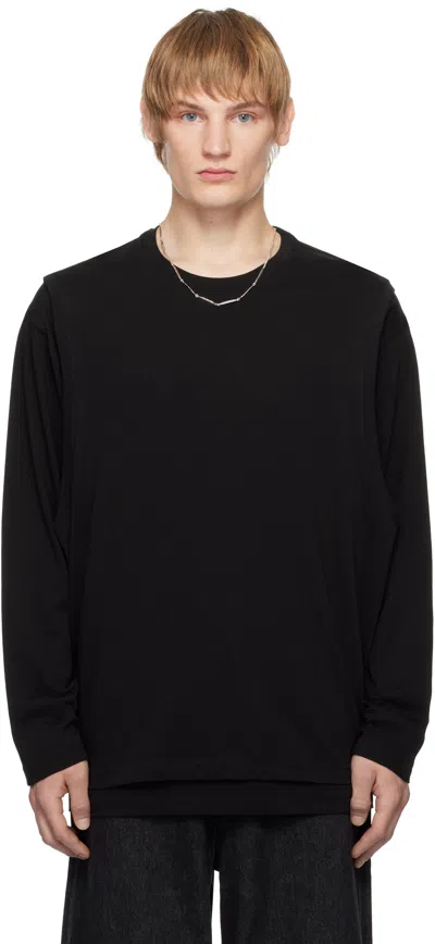 Youth Black Layered T-shirt