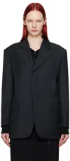 YOUTH BLACK OVERSIZED BLAZER