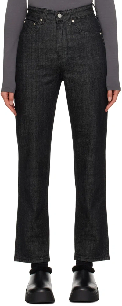 Youth Black Straight Jeans