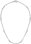 YOUTH SILVER TWIST CHAIN NECKLACE