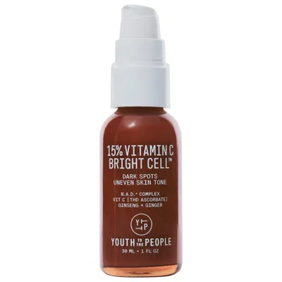 Youth To The People 15% Vitamin C Bright Cell Serum With N. A.d + Complex 1 oz /30 ml 1 oz /30 ml In Transparent