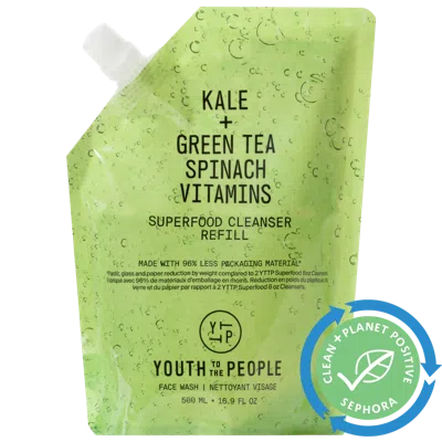 Youth To The People Superfood Gentle Antioxidant Refillable Cleanser 16.9 oz / 500 ml In White