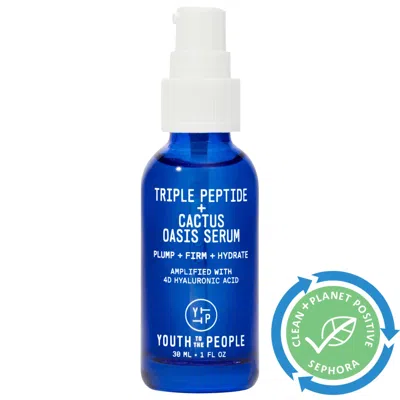 Youth To The People Triple Peptide Hydrating + Firming Oasis Serum With Hyaluronic Acid 1 oz/ 30 ml