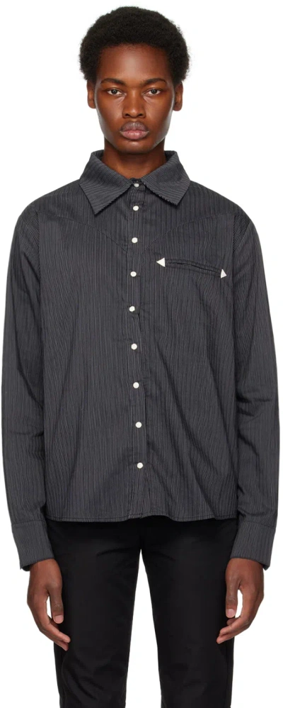 Youths In Balaclava Black Striped Shirt