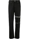 Youths In Balaclava Coin-embroidered Cotton-blend Twill Trousers