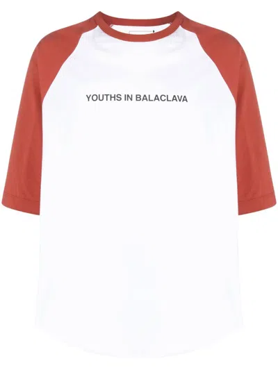 Youths In Balaclava Men Raglan T Shirt Knit In White