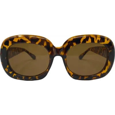 Youzey Allure Sunglasses With Polarized Lens In Brown