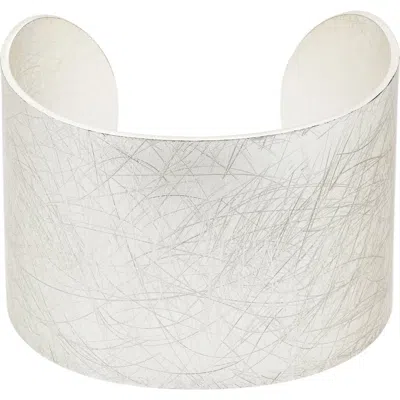 Youzey Hammered Cuff In Silver