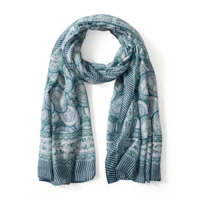 Youzey Lightweight Scarf In Blue