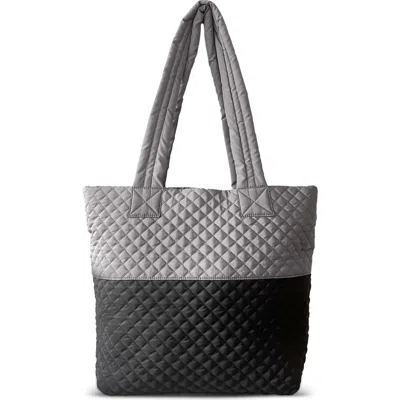 Youzey Newport Two-tone Quilted Tote Bag In Multi