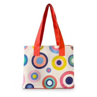 Youzey The Astra Puffy Crossbody Tote In White