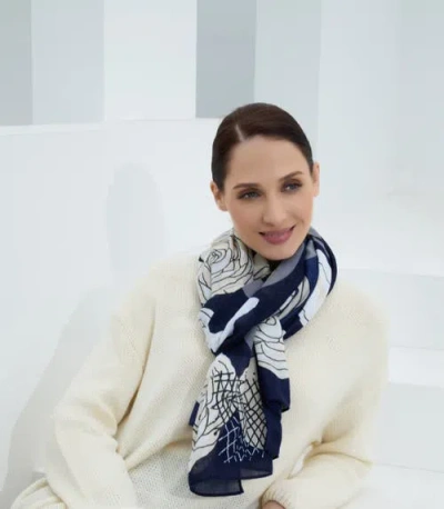 Youzey The Bahia Scarf In Blue