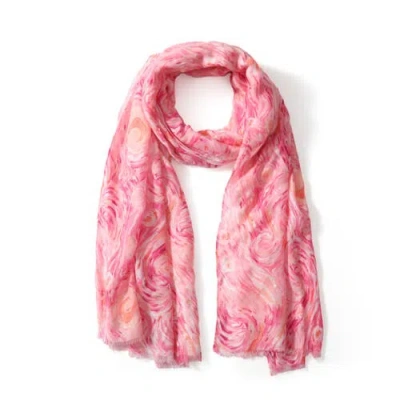 Youzey The Blossom Scarf In Pink