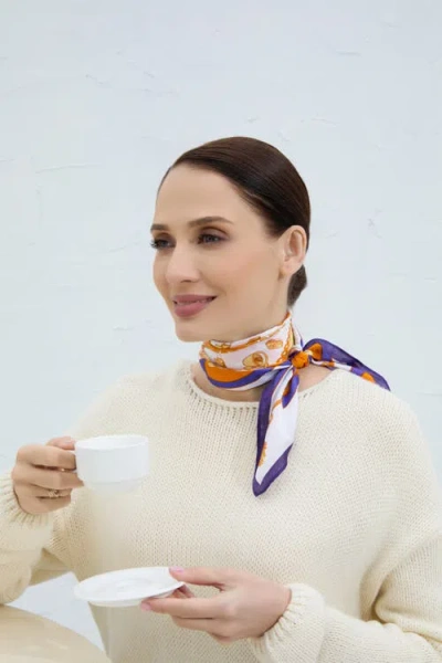 Youzey The Céline Scarf In Pattern