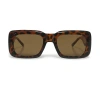 Youzey The Cleo Sunglasses In Brown