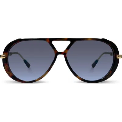 Youzey The Cove Sunglasses In Blue