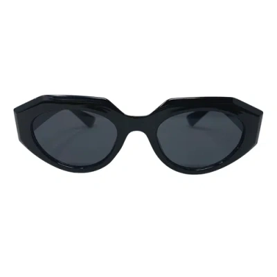 Youzey The Edge & Curve Sunglasses In Black