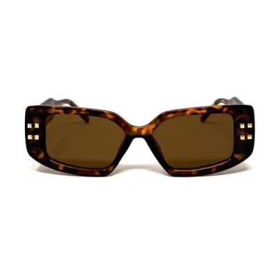 Youzey The Grace Sunglasses In Brown