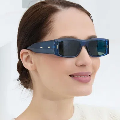 Youzey The Jet Sunglasses In Blue