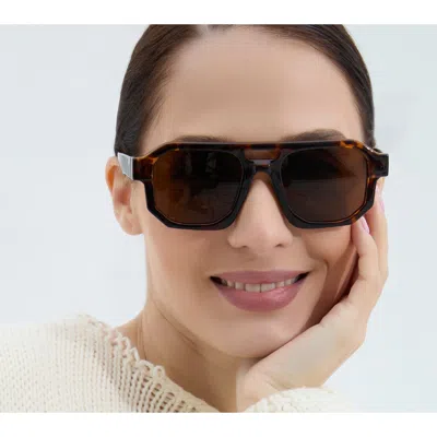 Youzey The Lennox Sunglasses In Brown