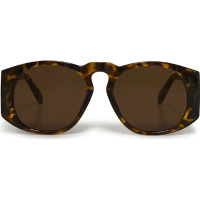 Youzey The Margot Sunglasses In Brown