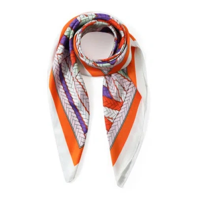 Youzey The Marlowe Scarf In Orange