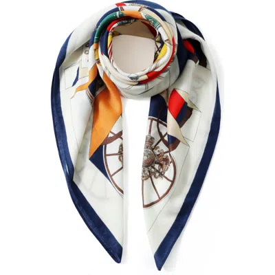 Youzey The Marseille Scarf In White