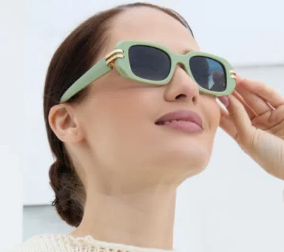 Youzey The Monaco Sunglasses In Green