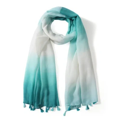 Youzey The Ocean Scarf In Teal