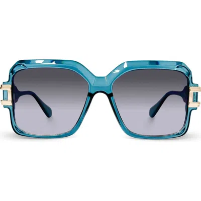 Youzey The Sunbreak Sunglasses In Blue