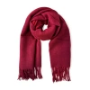 Youzey The Victoria Scarf In Burgundy