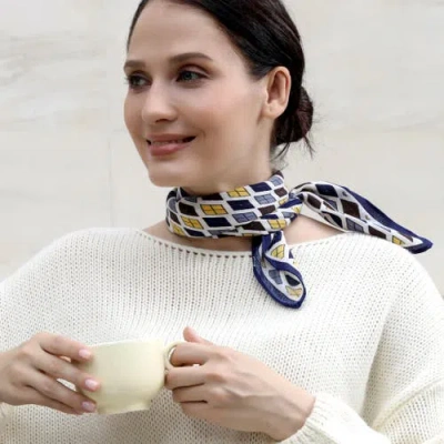 Youzey The Zara Lightweight Neck Scarf In Multi