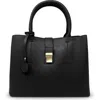 Youzey Vegan Leather Classic Handbag In Black