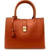 Youzey Vegan Leather Classic Handbag In Brown