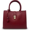 Youzey Vegan Leather Classic Handbag In Red