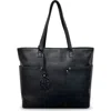 Youzey Vegan Leather Classic Tote In Black