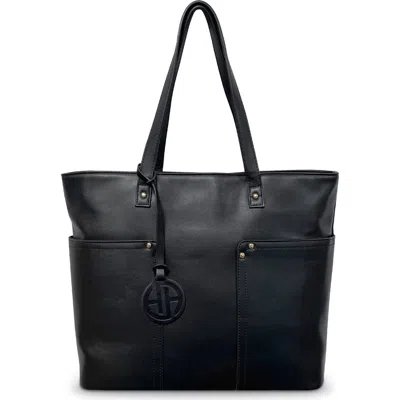 Youzey Vegan Leather Classic Tote In Black