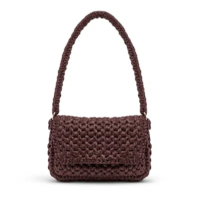 Yova Women's Baguette Bag Chocolate Brown