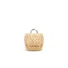 Yova Women's Neutrals Raffia Airpod Case Natural
