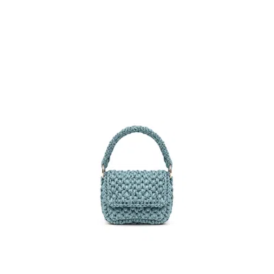 Yova Women's Raffia Micro Bag Sage Green