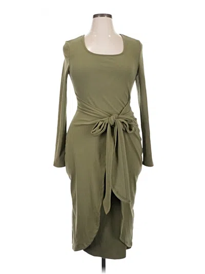 Pre-owned Yozy Casual Dress In Green